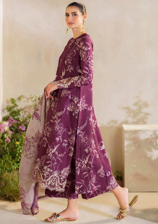 unstitched 3 P-Embroidered