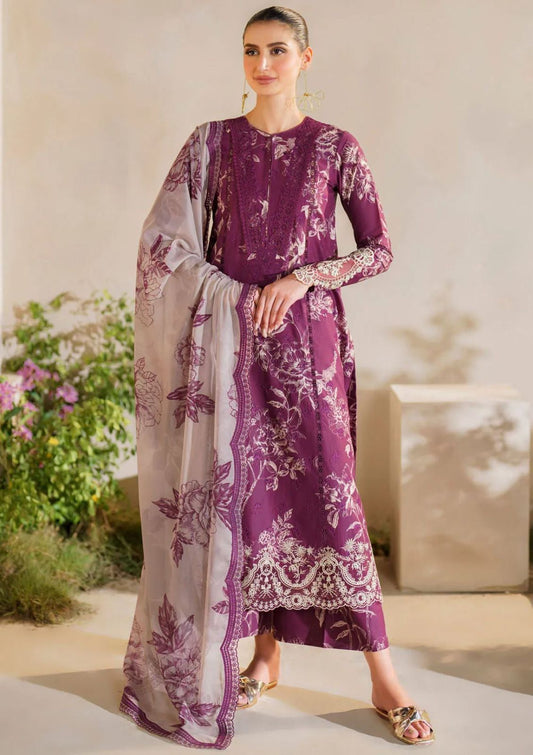 unstitched 3 P-Embroidered